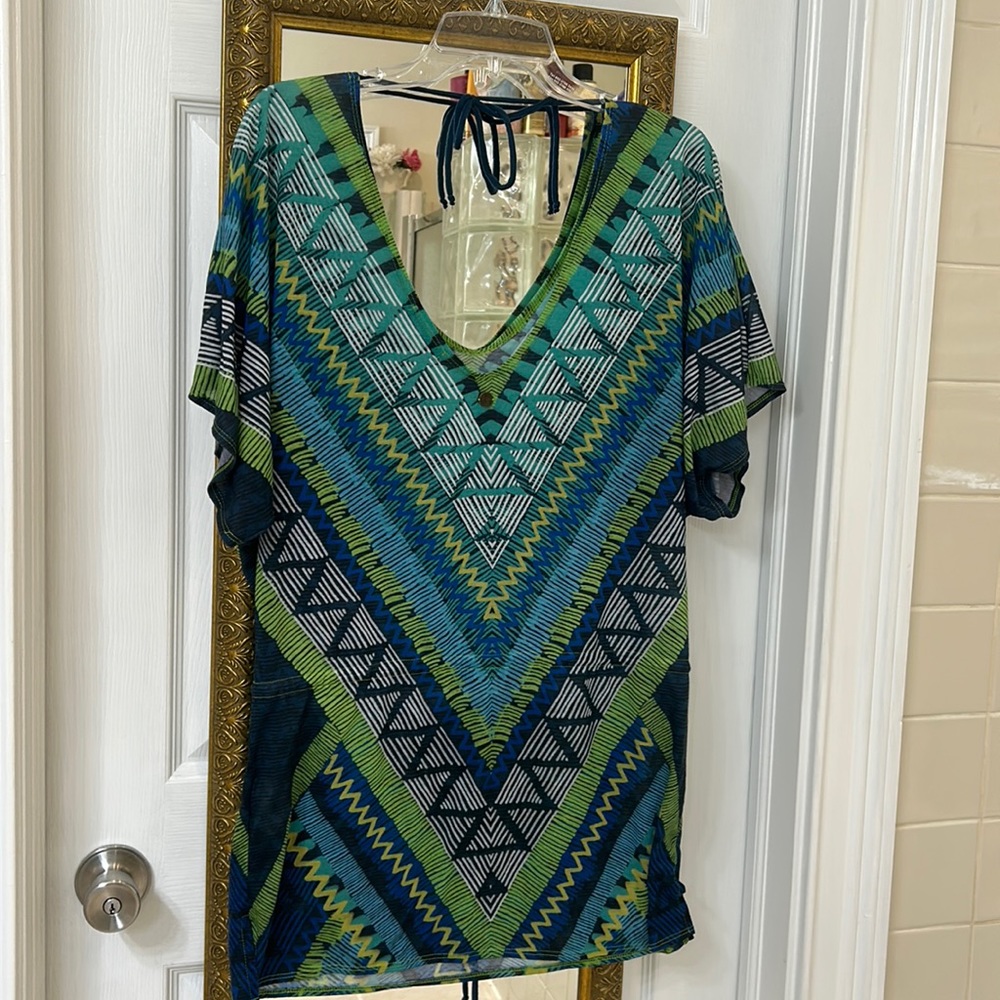 Prana M women’s yoga or bathing suit coverup or mini dress